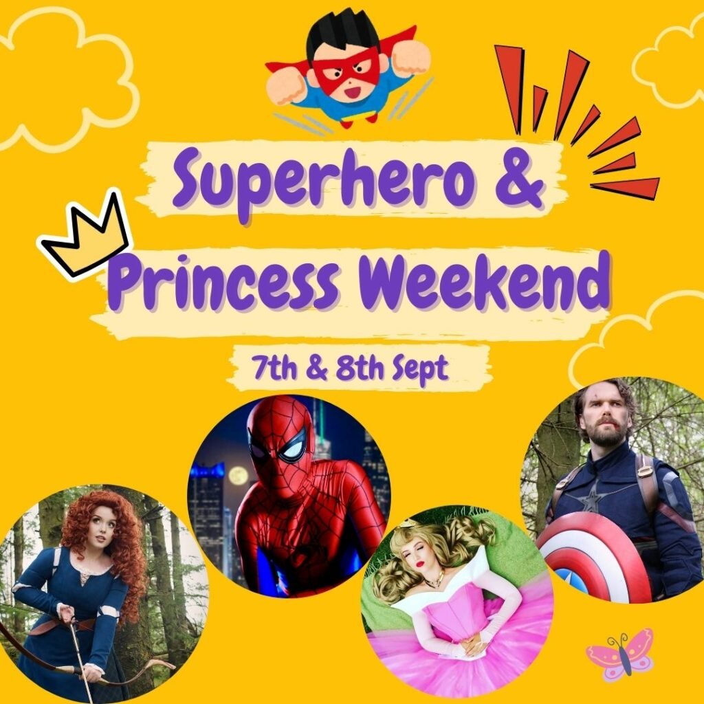 Superhero and princess